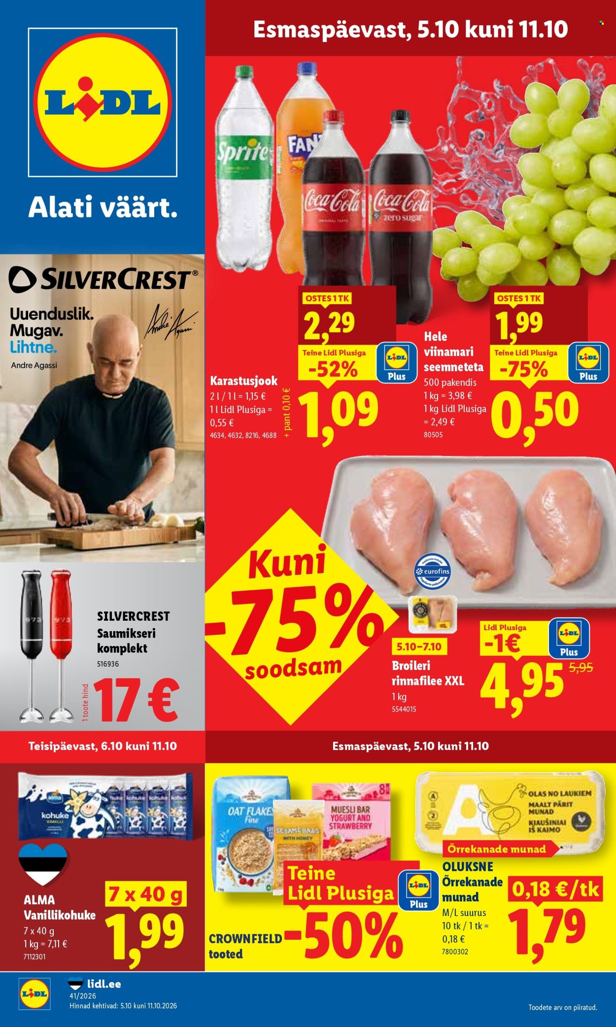 Lidl kliendileht - 05.10.2026 - 11.10.2026. Lehekülg 1