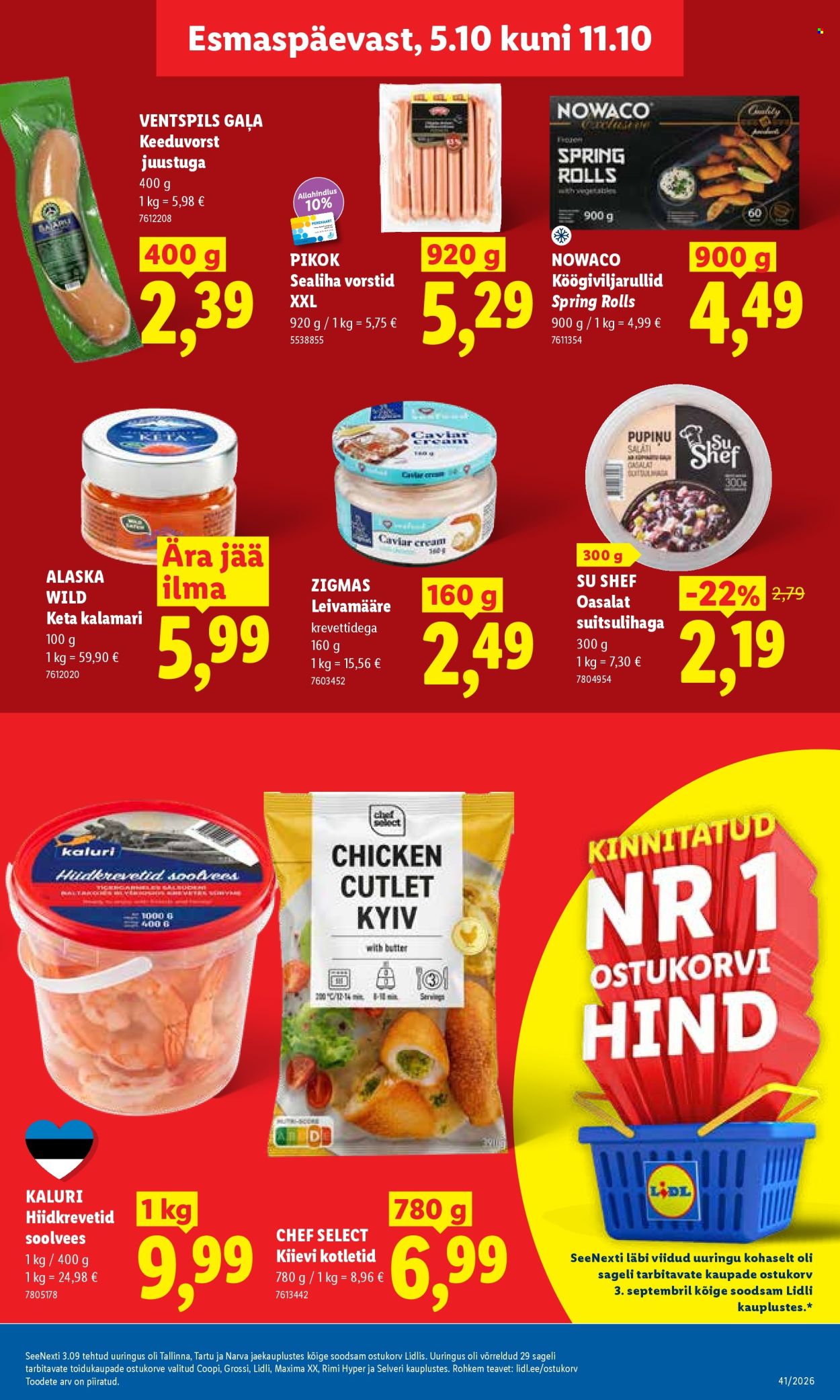Lidl kliendileht - 05.10.2026 - 11.10.2026. Lehekülg 9