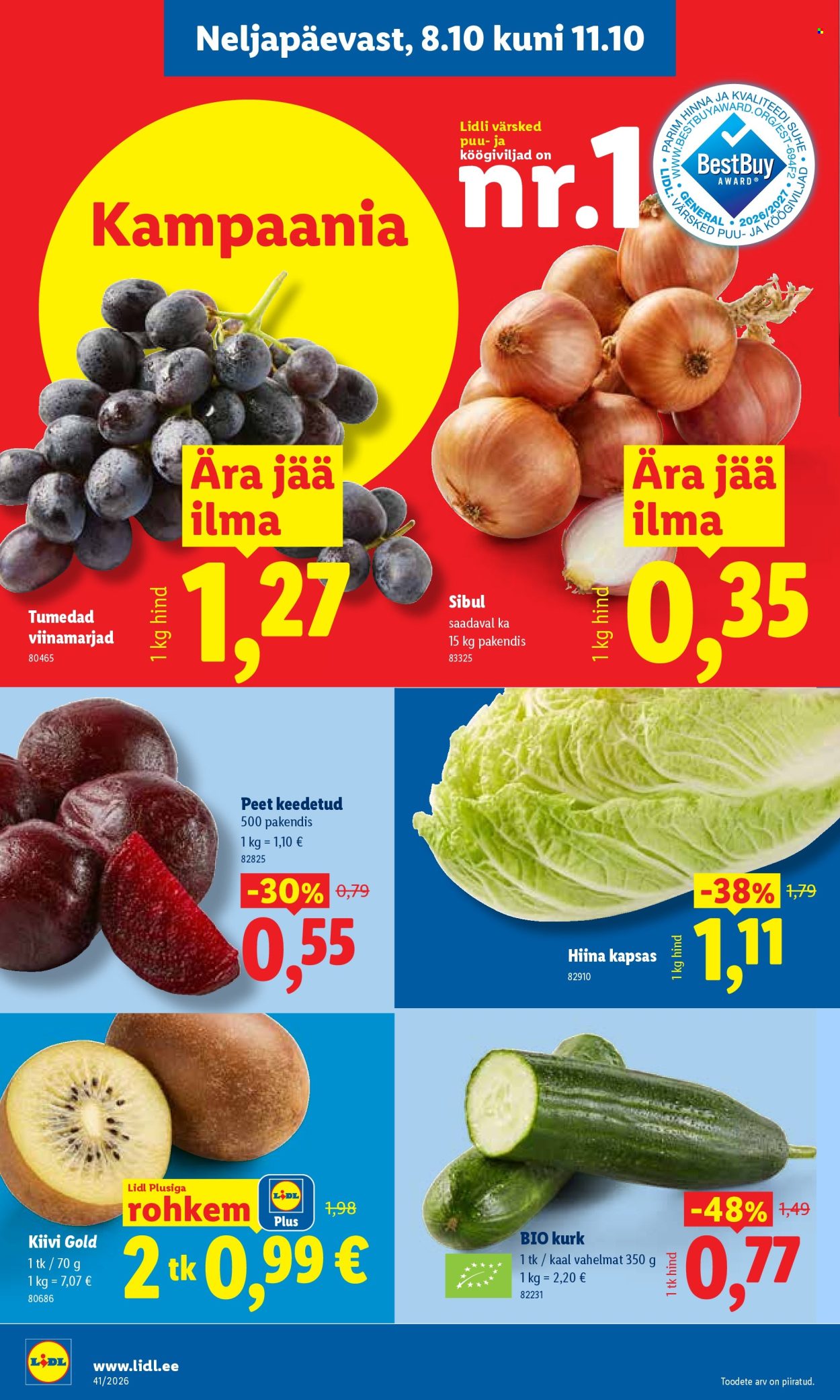 Lidl kliendileht - 05.10.2026 - 11.10.2026. Lehekülg 44