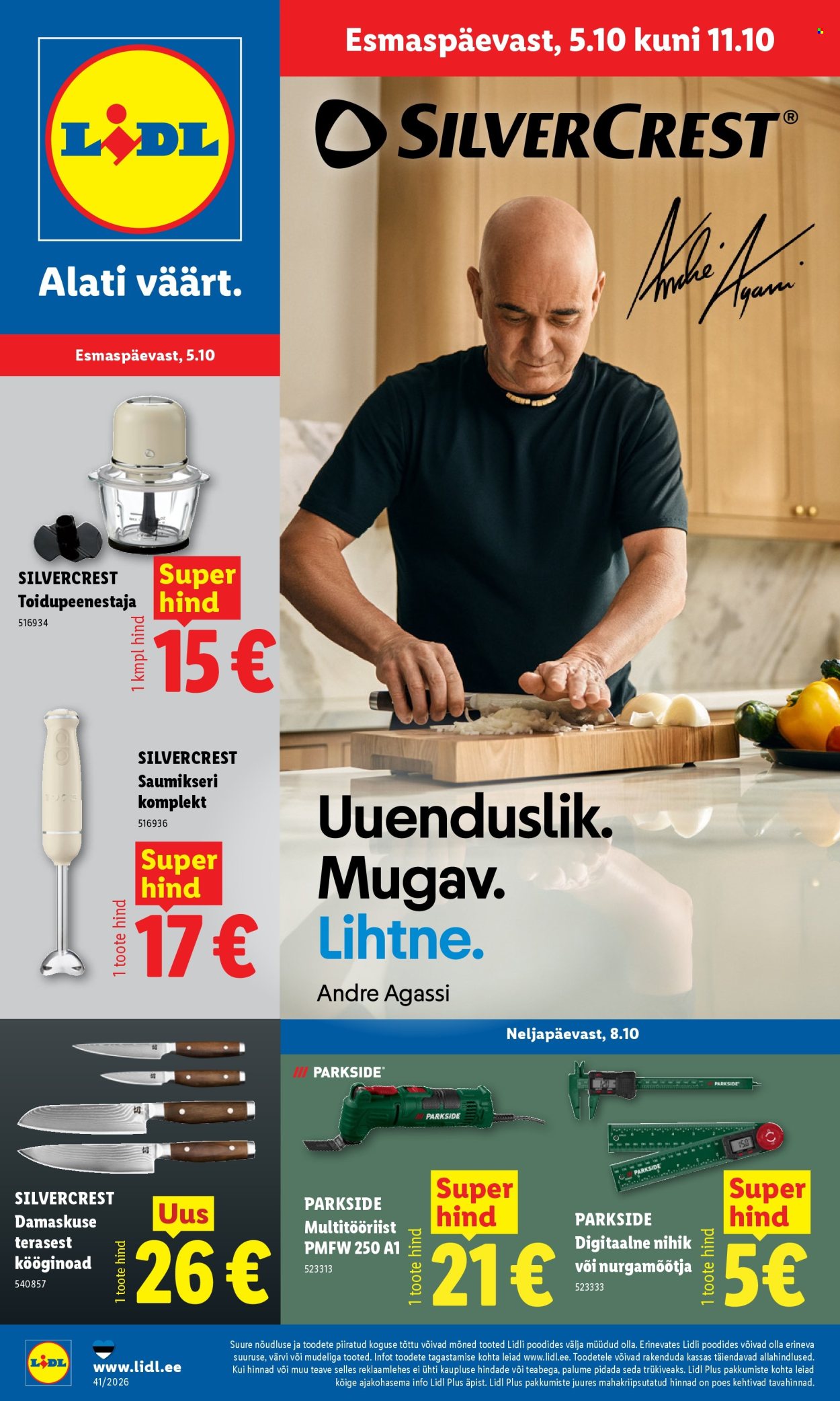 Lidl kliendileht - 05.10.2026 - 11.10.2026. Lehekülg 1