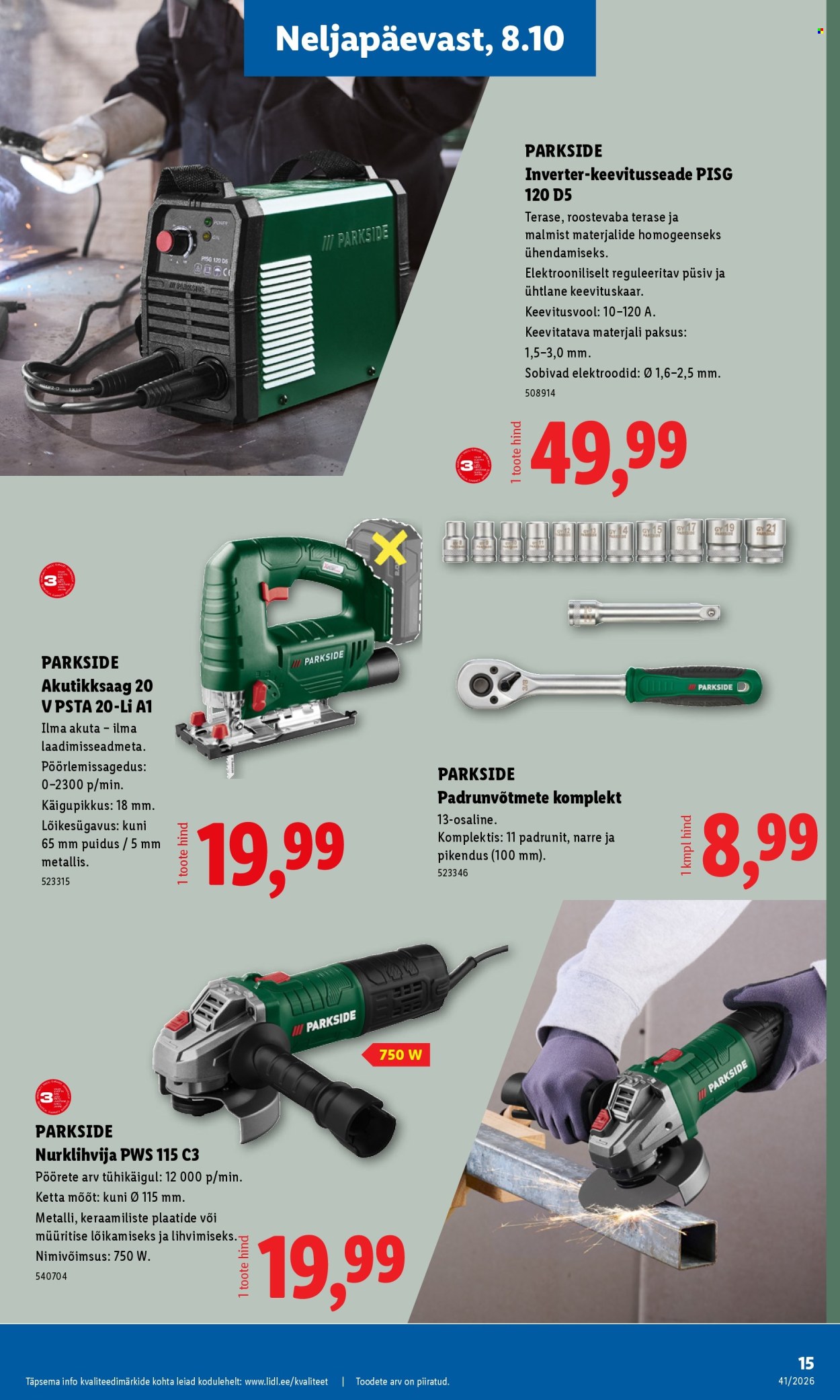 Lidl kliendileht - 05.10.2026 - 11.10.2026. Lehekülg 15