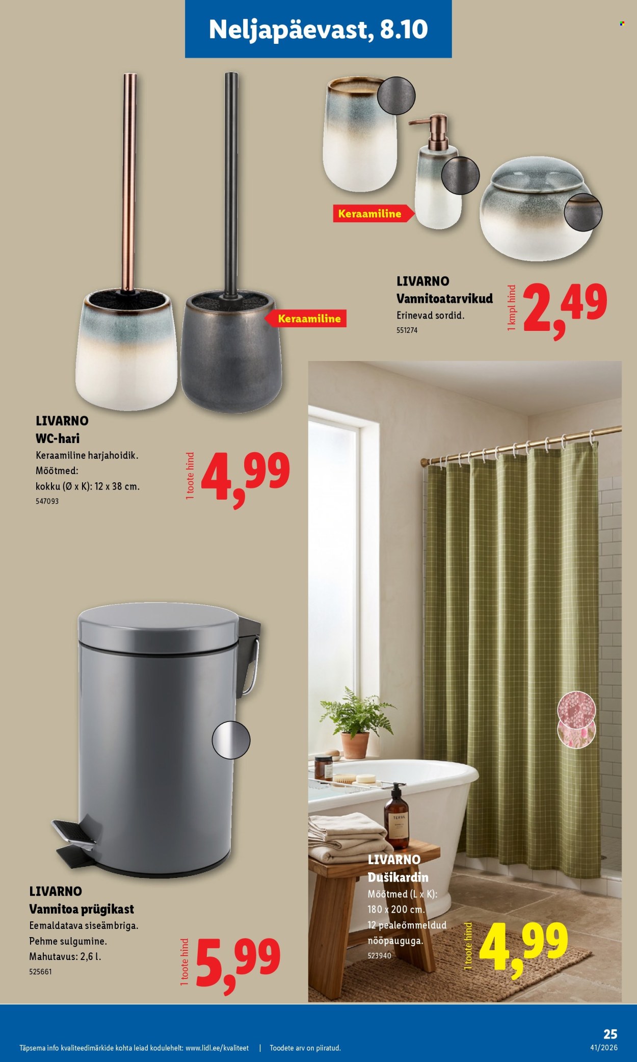 Lidl kliendileht - 05.10.2026 - 11.10.2026. Lehekülg 25