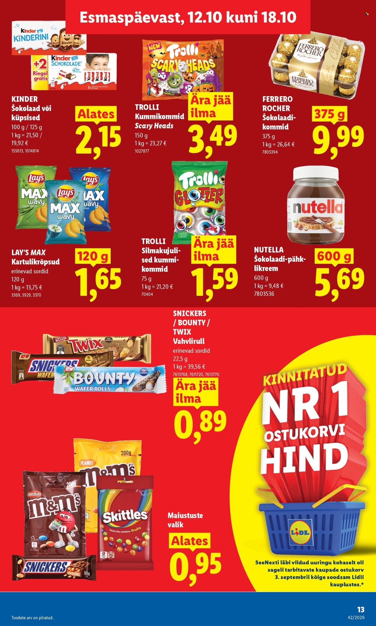 Lidl kliendileht - 12.10.2026 - 18.10.2026. Lehekülg 15