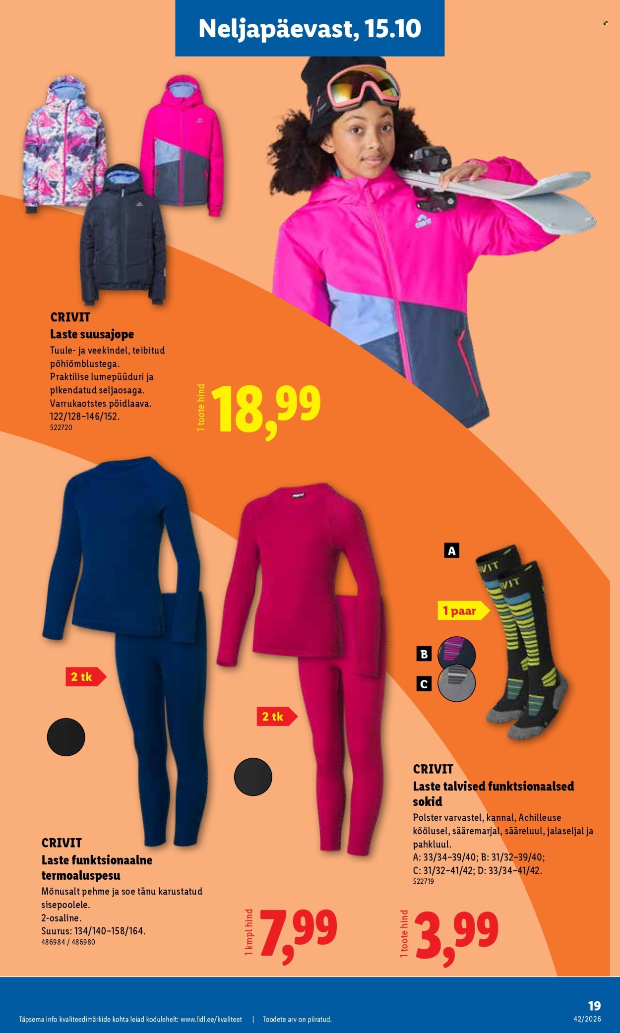 Lidl kliendileht - 12.10.2026 - 18.10.2026. Lehekülg 19