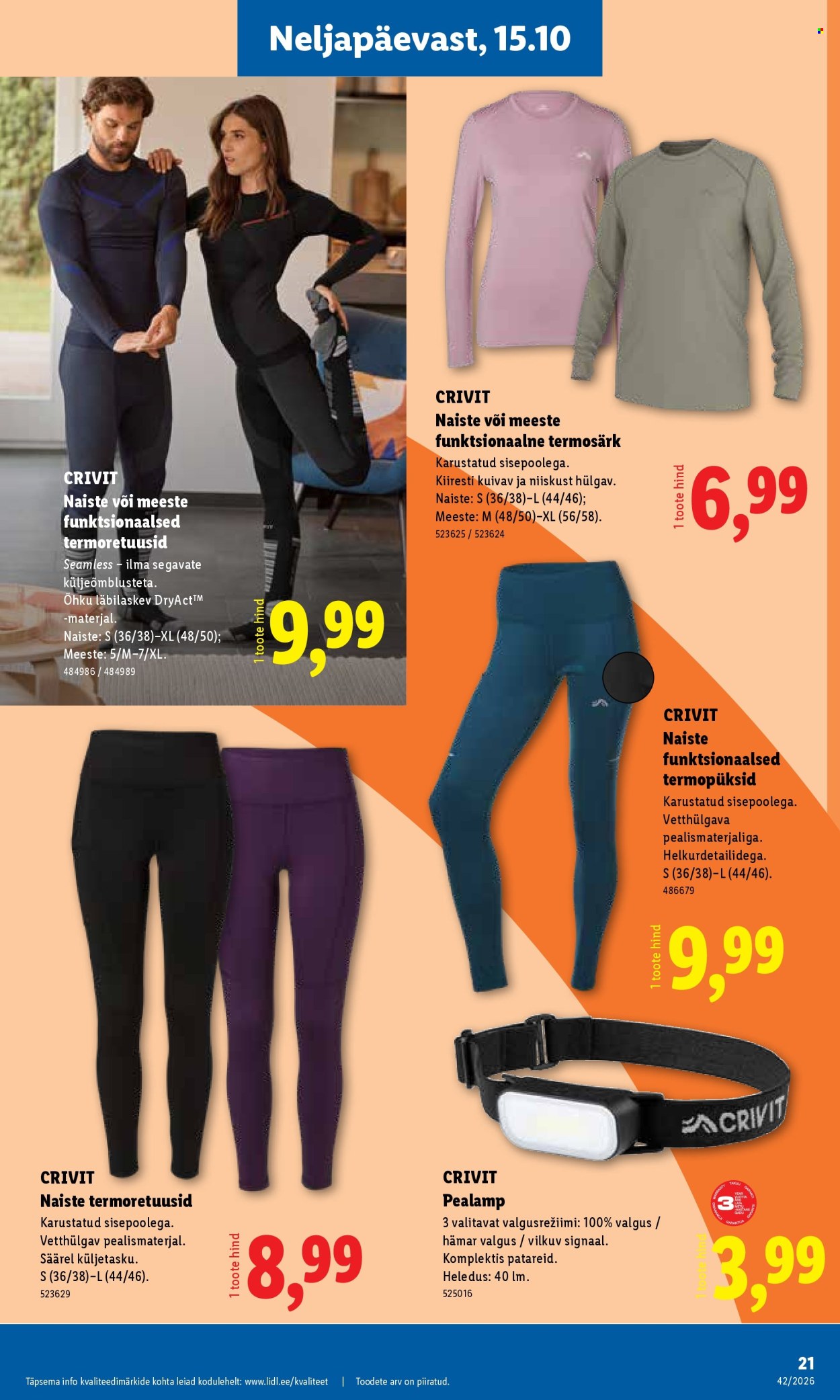 Lidl kliendileht - 12.10.2026 - 18.10.2026. Lehekülg 21