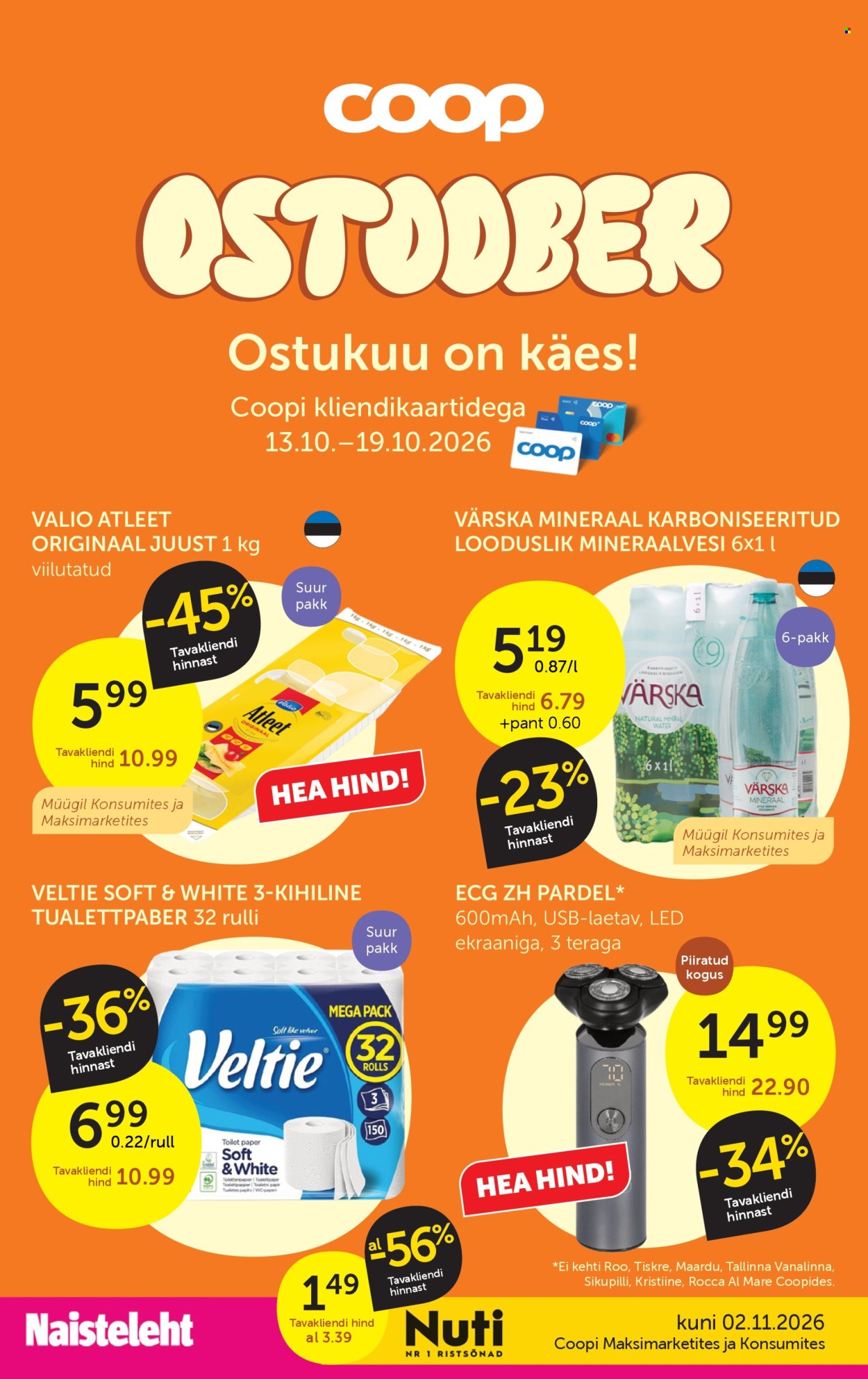 Coop kliendileht - 13.10.2026 - 19.10.2026. Lehekülg 1