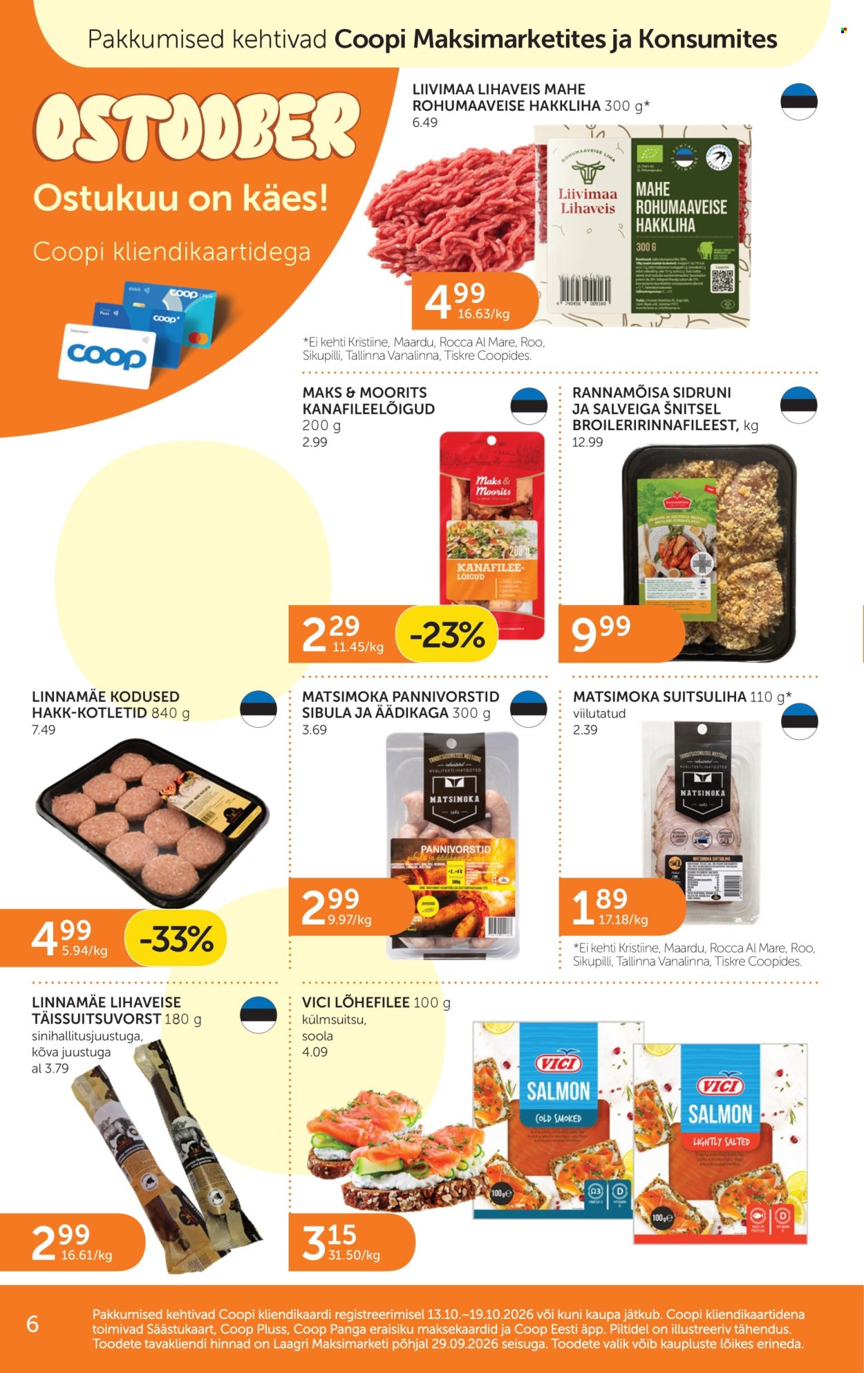 Coop kliendileht - 13.10.2026 - 19.10.2026. Lehekülg 6