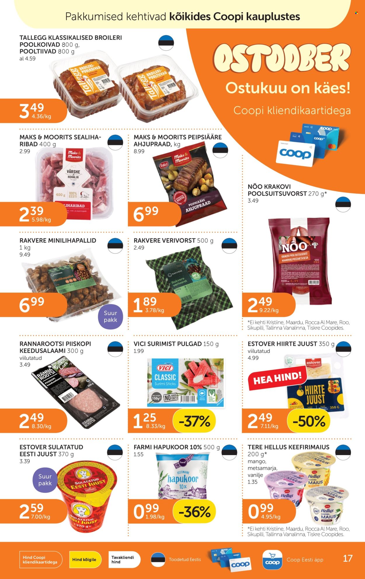 Coop kliendileht - 13.10.2026 - 19.10.2026. Lehekülg 17