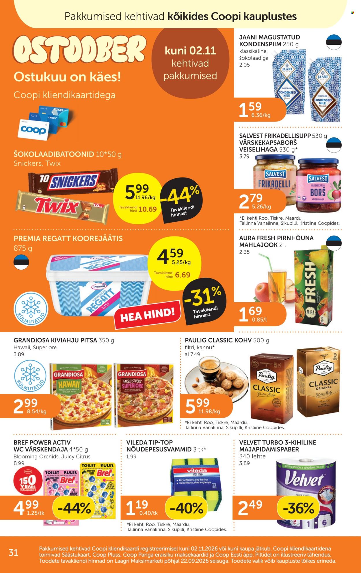 Coop kliendileht - 13.10.2026 - 19.10.2026. Lehekülg 31