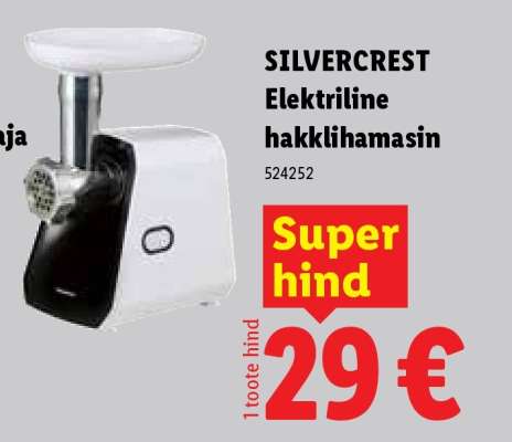 SILVERCREST Elektriline hakklihamasin