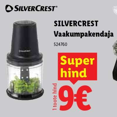 Silvercrest Vaakumpakendaja