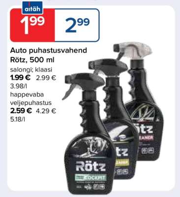 Auto puhastusvahend Rötz, 500 ml