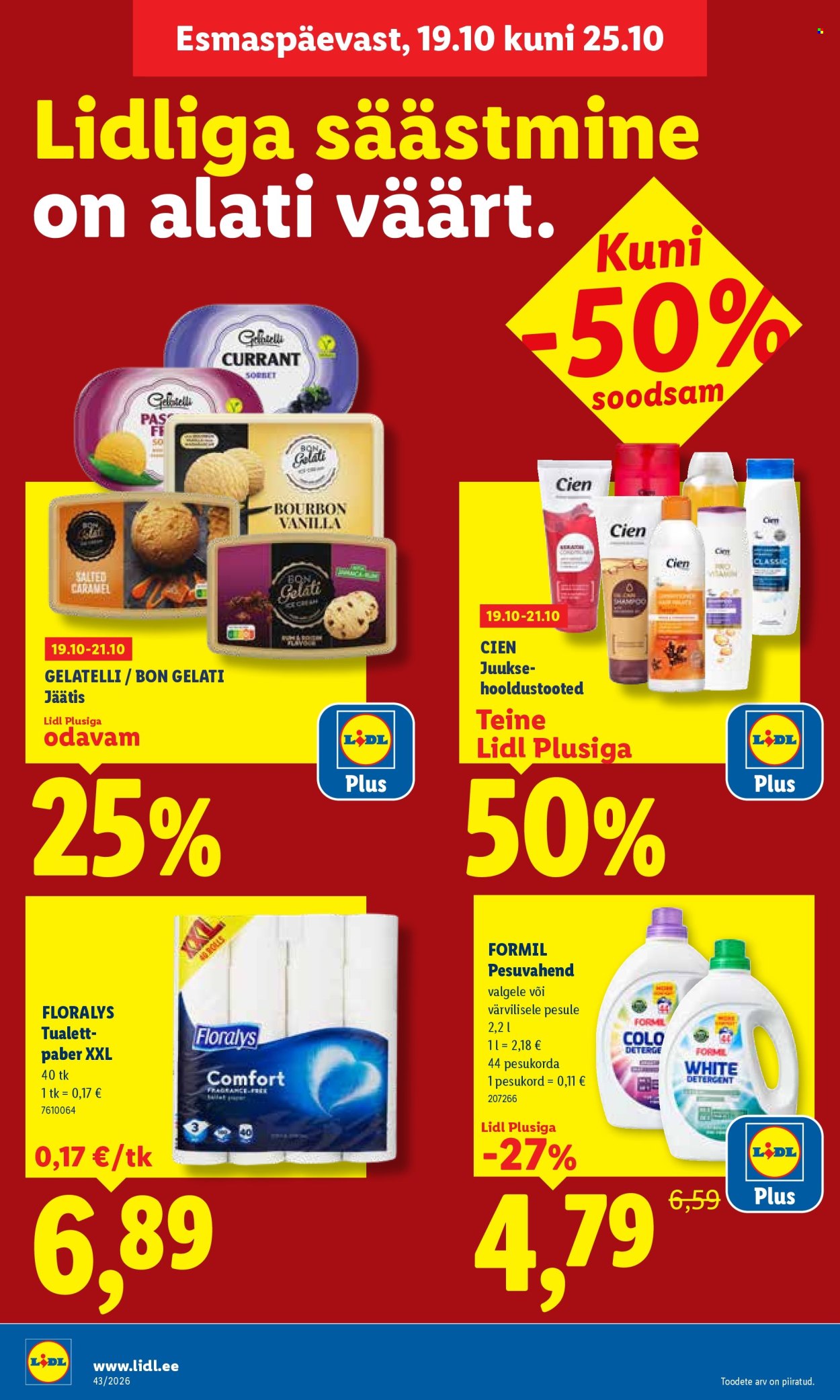 Lidl kliendileht - 19.10.2026 - 25.10.2026. Lehekülg 2