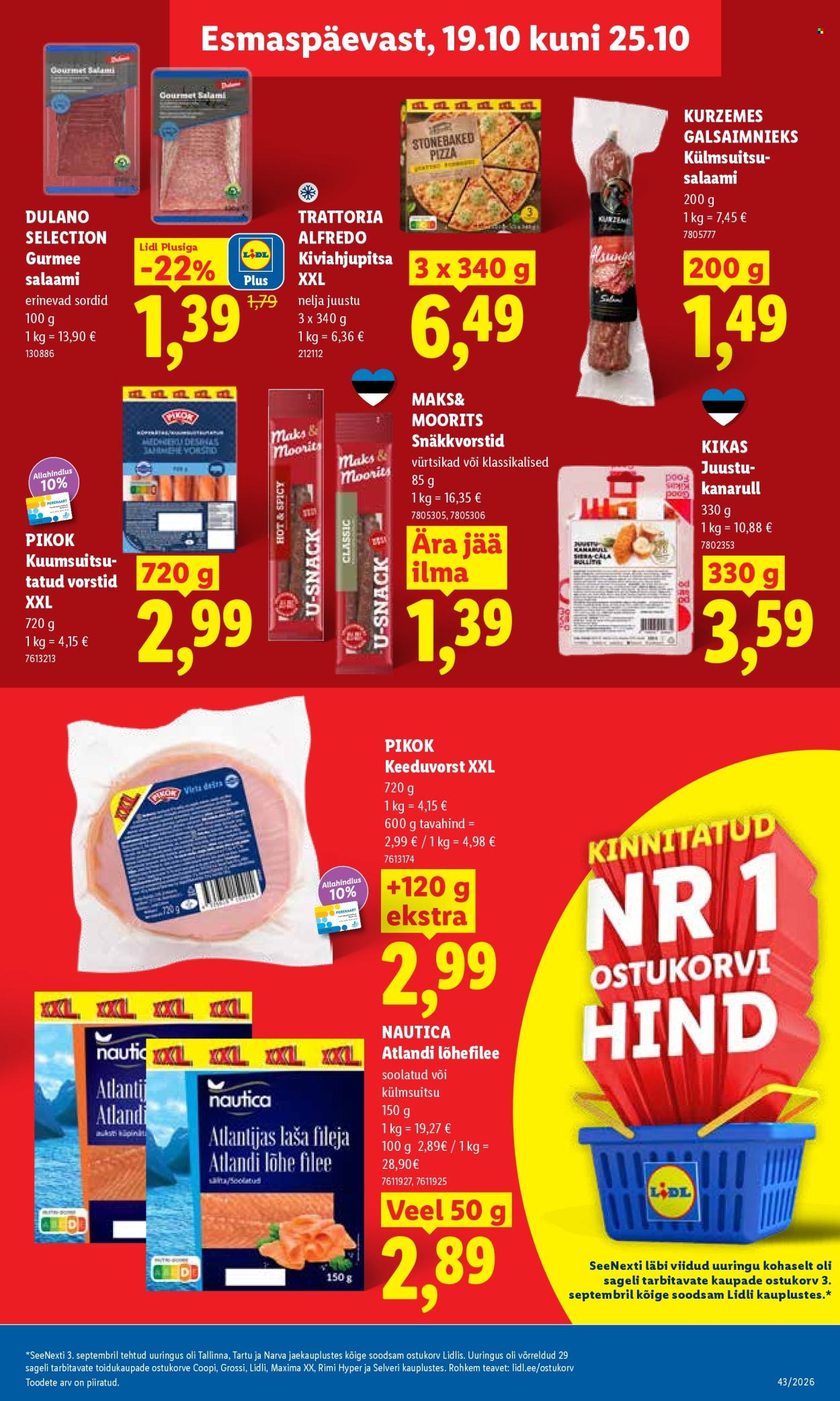 Lidl kliendileht - 19.10.2026 - 25.10.2026. Lehekülg 11