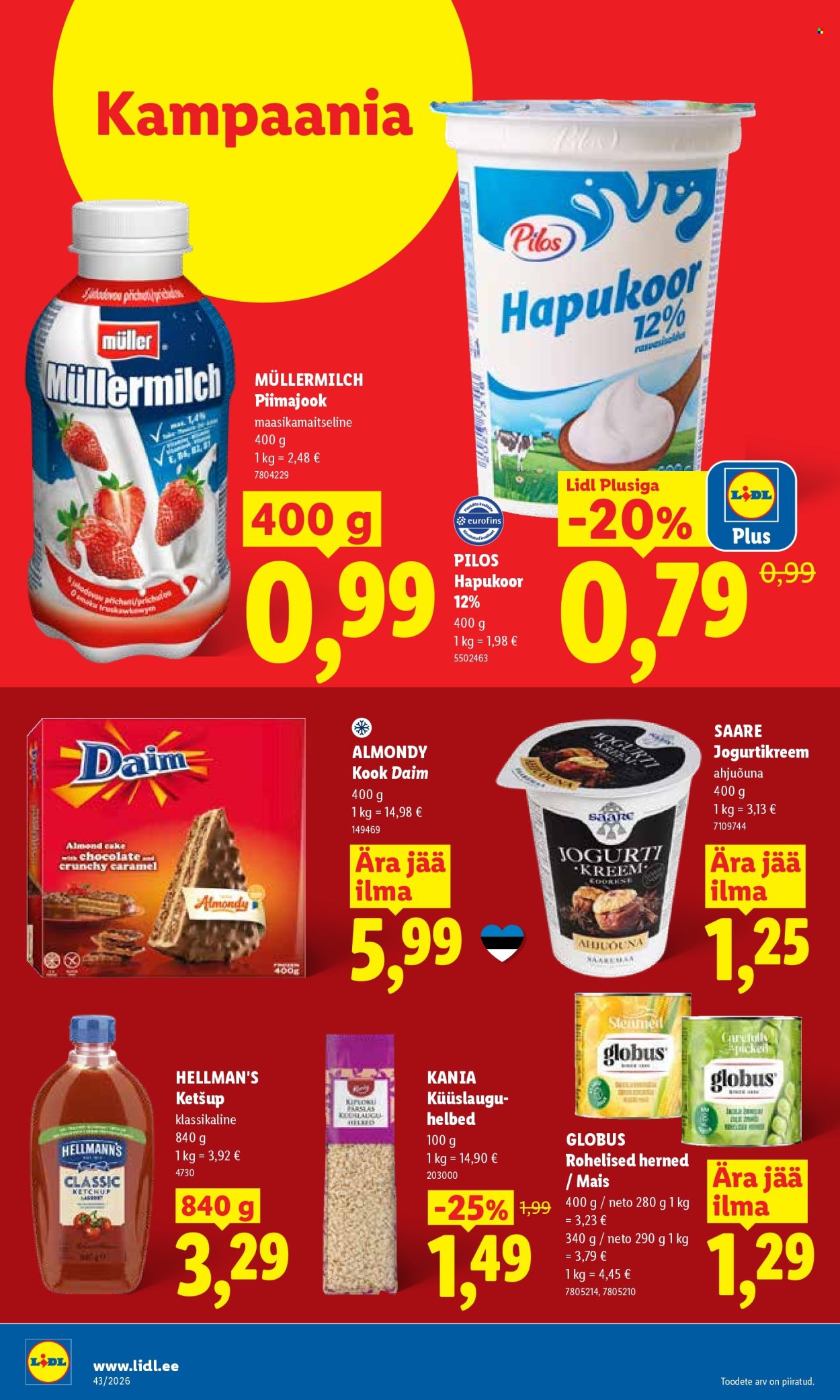 Lidl kliendileht - 19.10.2026 - 25.10.2026. Lehekülg 12