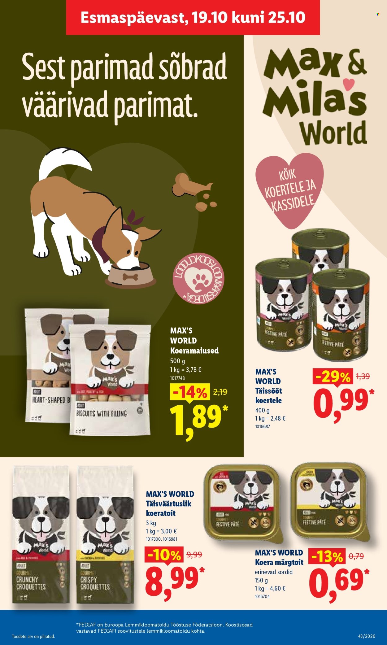 Lidl kliendileht - 19.10.2026 - 25.10.2026. Lehekülg 15