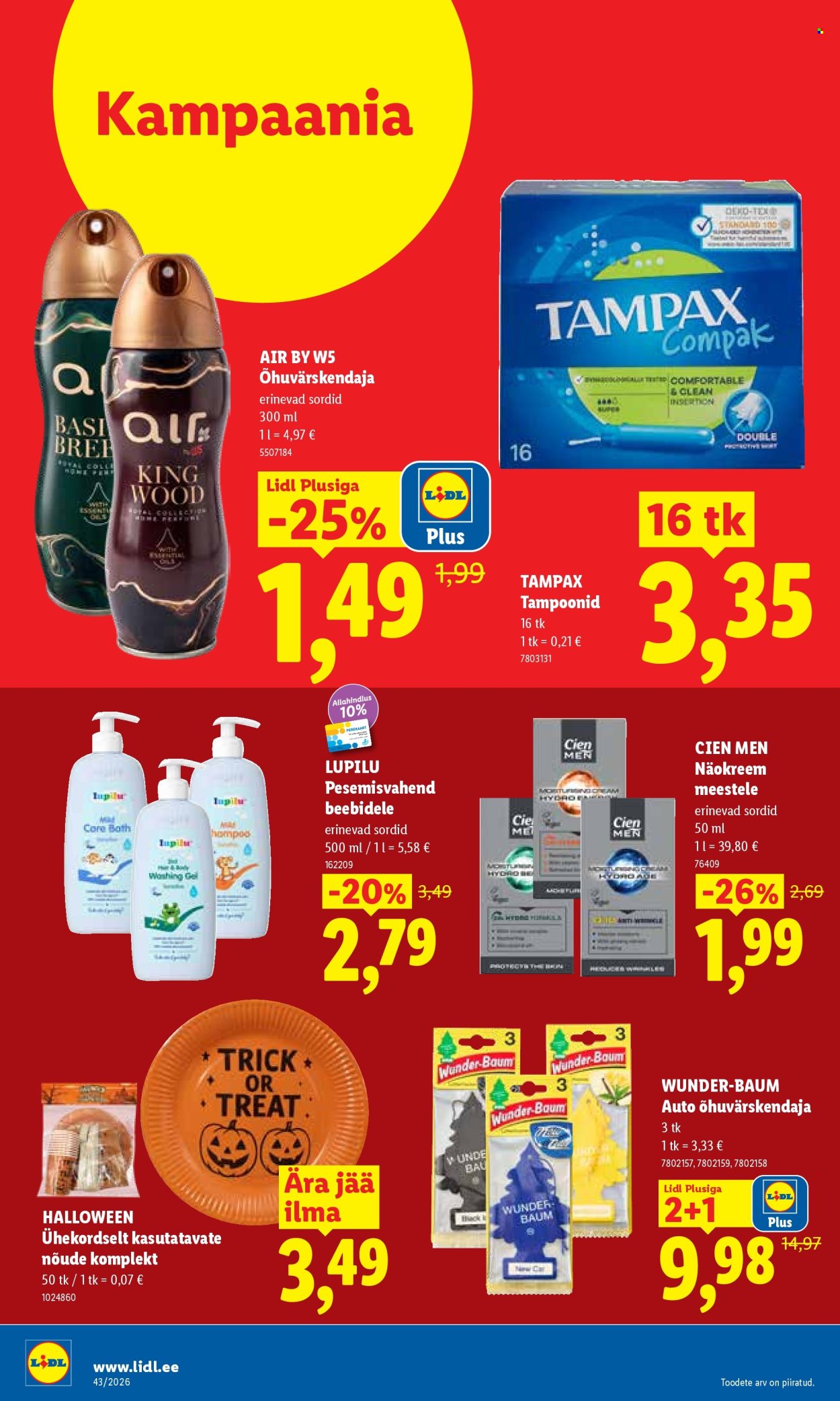 Lidl kliendileht - 19.10.2026 - 25.10.2026. Lehekülg 16