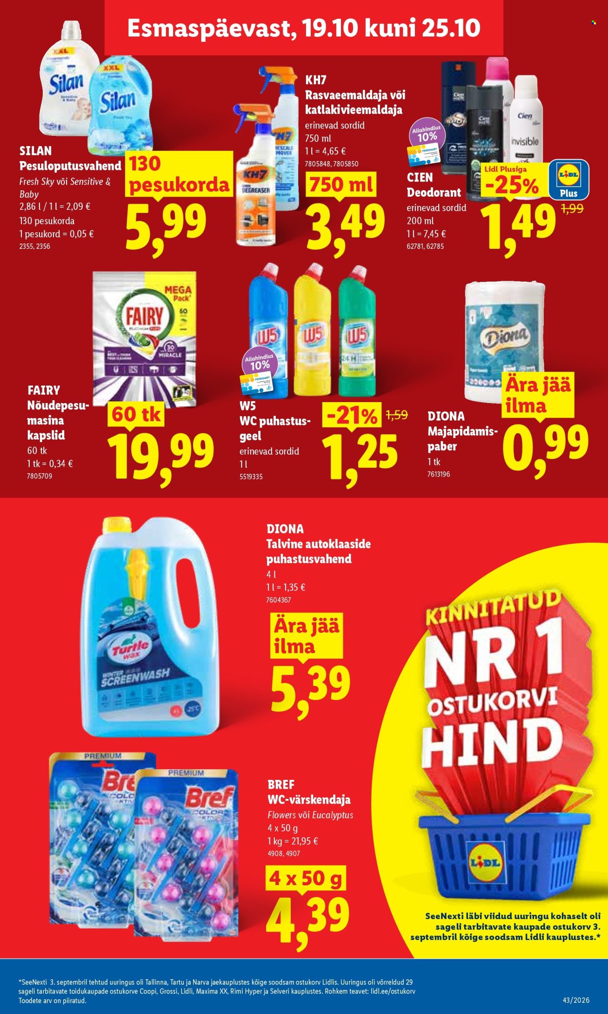 Lidl kliendileht - 19.10.2026 - 25.10.2026. Lehekülg 17