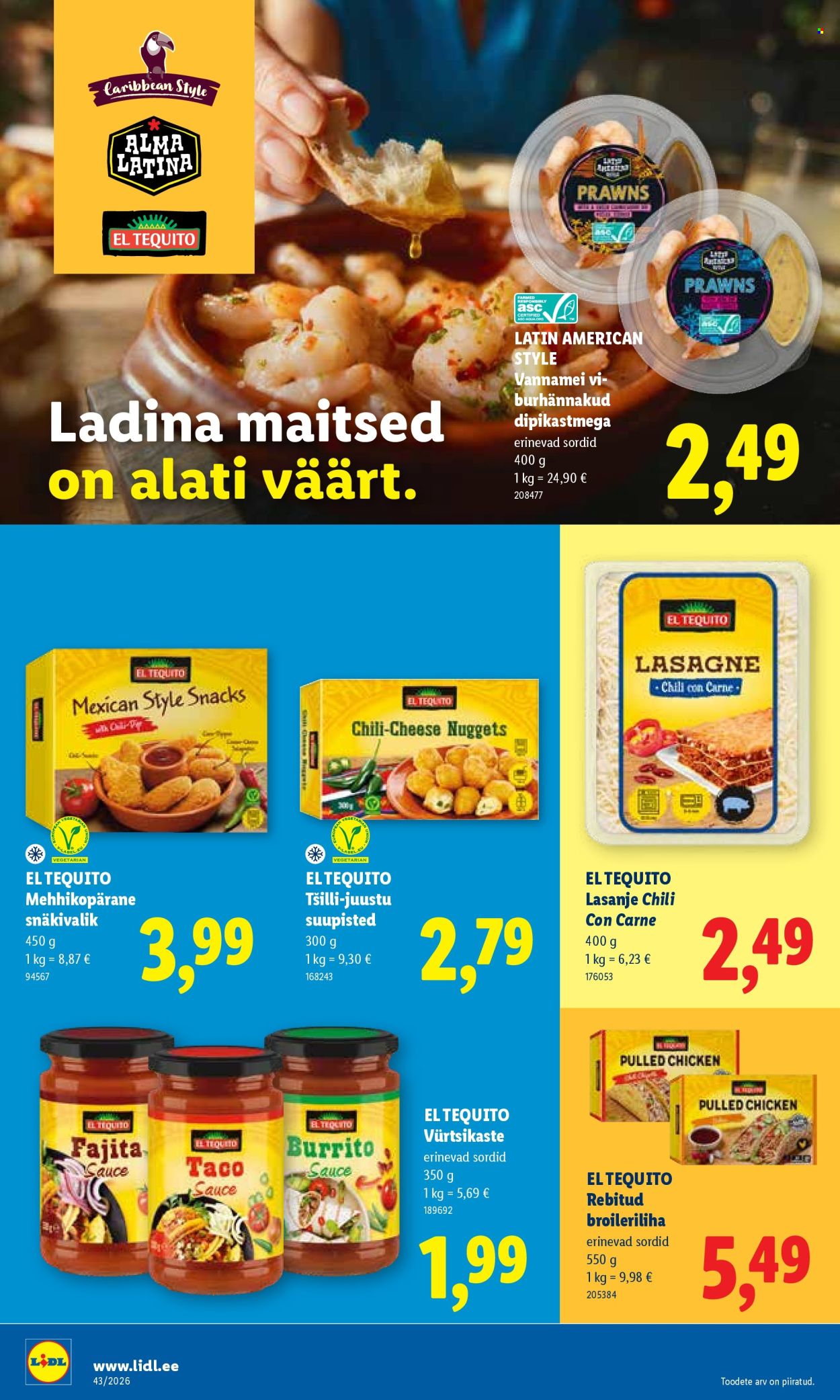 Lidl kliendileht - 19.10.2026 - 25.10.2026. Lehekülg 18