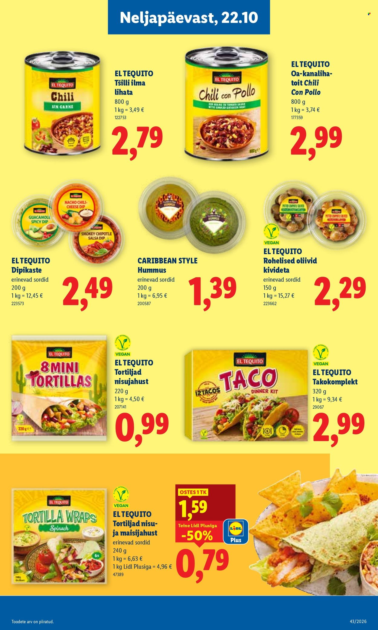 Lidl kliendileht - 19.10.2026 - 25.10.2026. Lehekülg 19