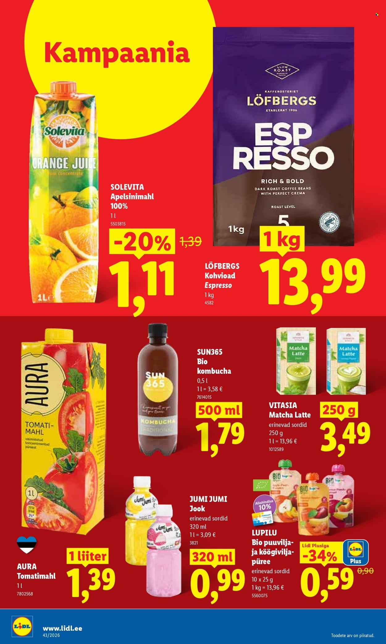 Lidl kliendileht - 19.10.2026 - 25.10.2026. Lehekülg 22