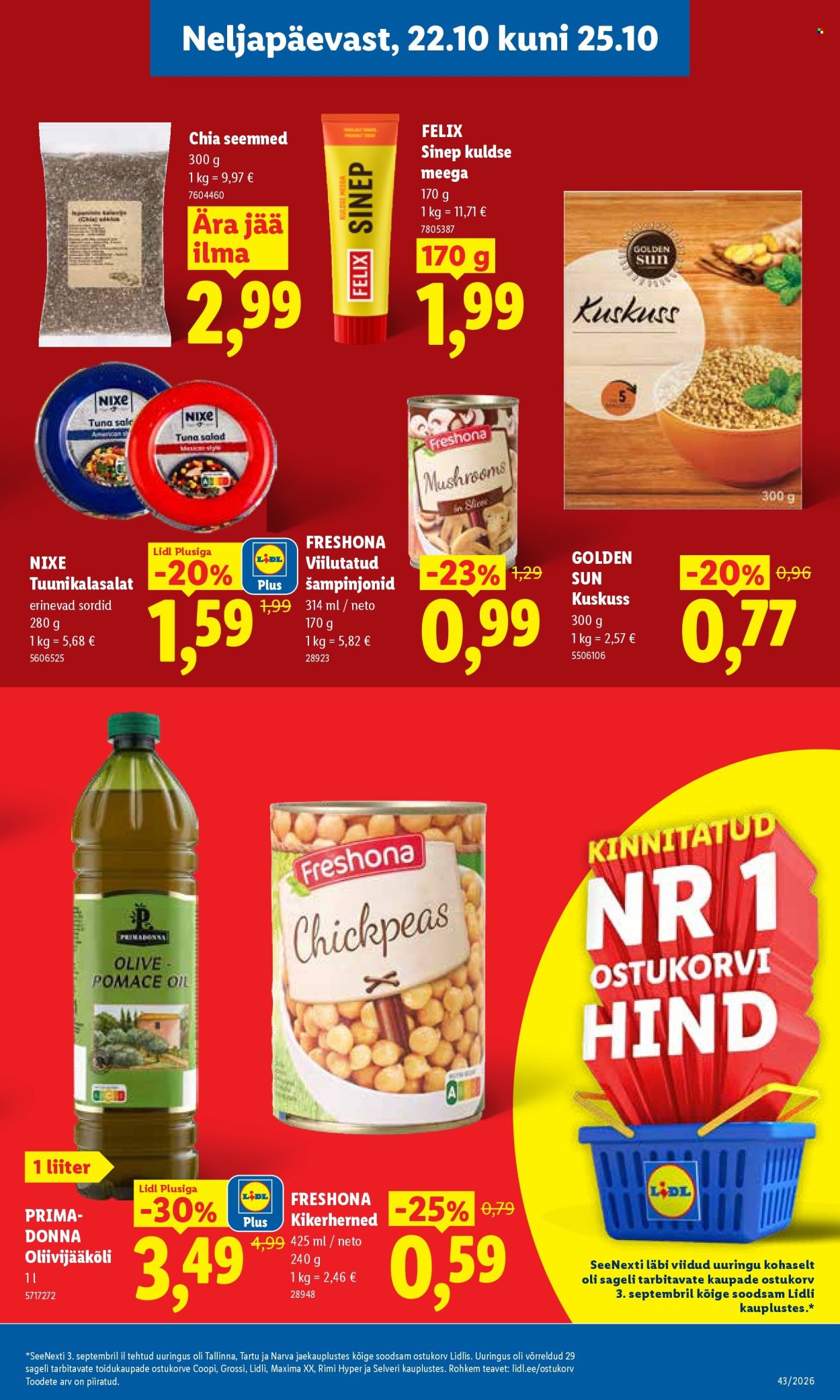 Lidl kliendileht - 19.10.2026 - 25.10.2026. Lehekülg 23