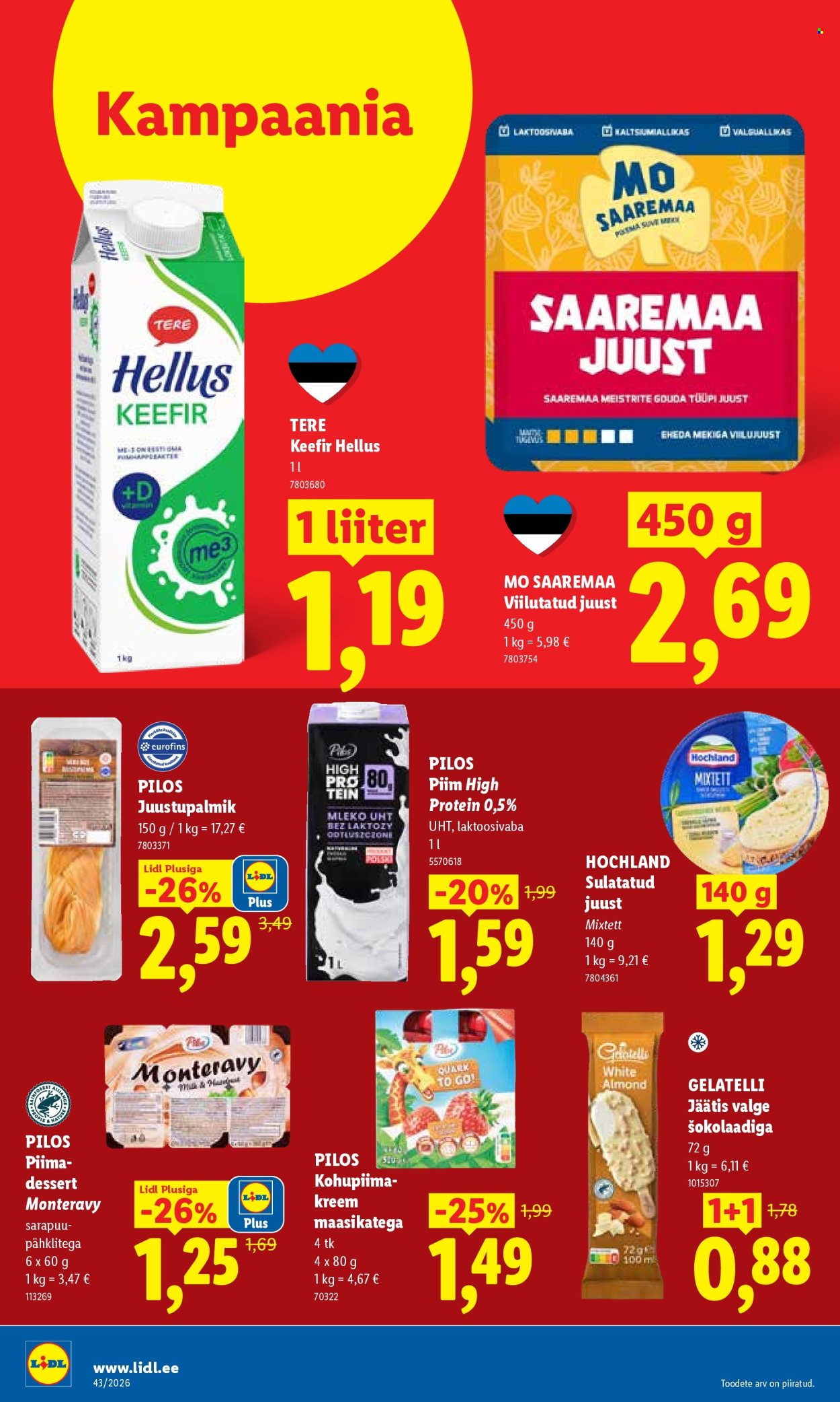 Lidl kliendileht - 19.10.2026 - 25.10.2026. Lehekülg 24