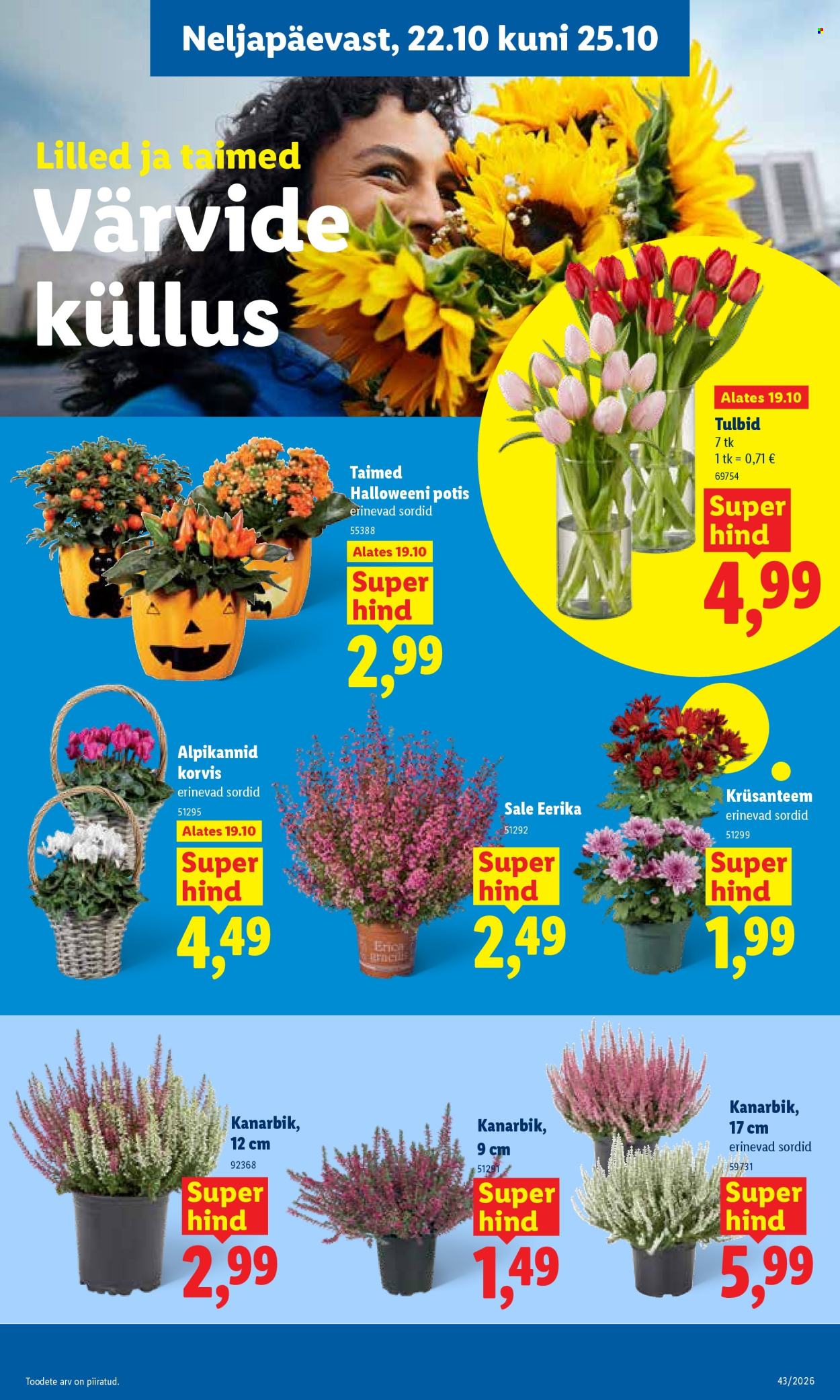 Lidl kliendileht - 19.10.2026 - 25.10.2026. Lehekülg 29