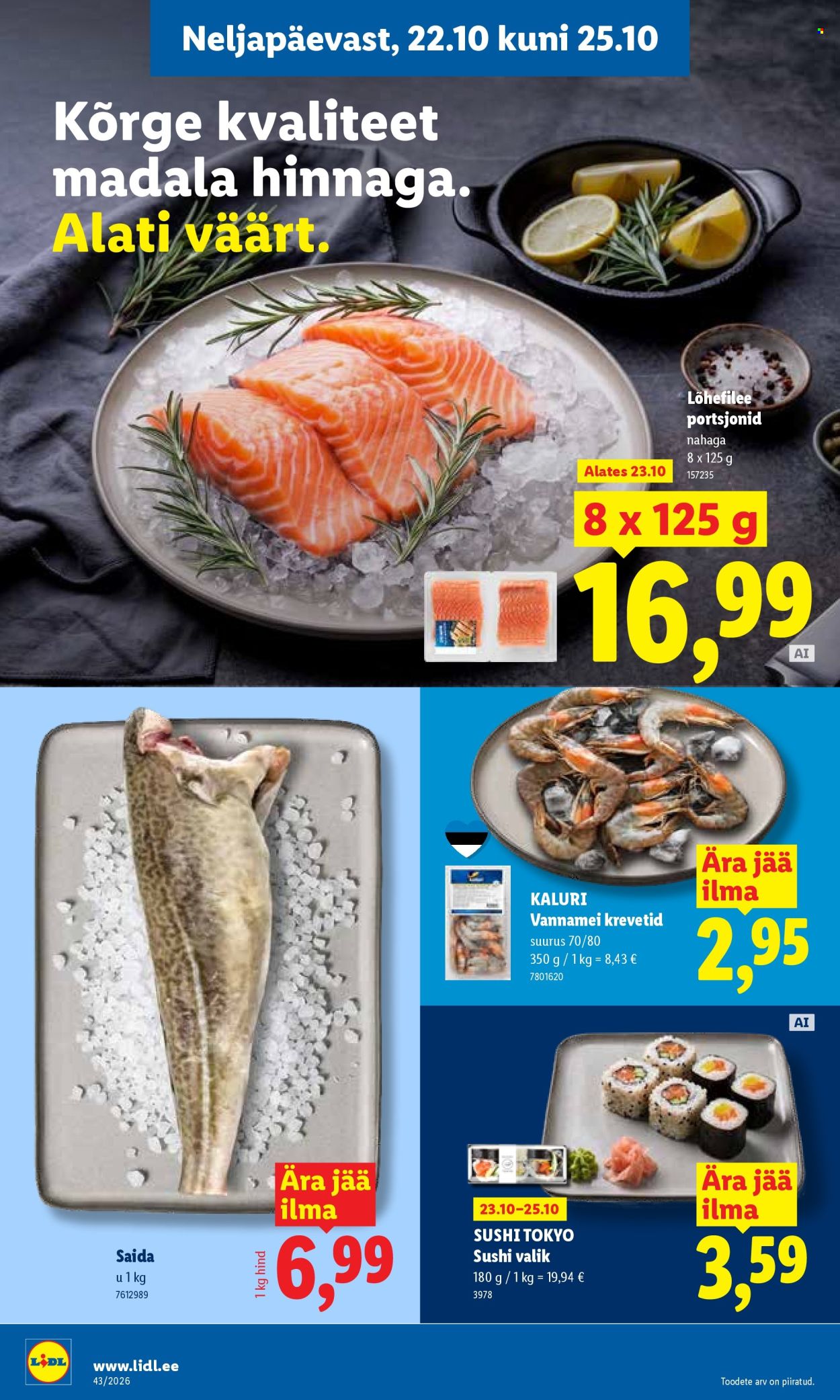 Lidl kliendileht - 19.10.2026 - 25.10.2026. Lehekülg 30