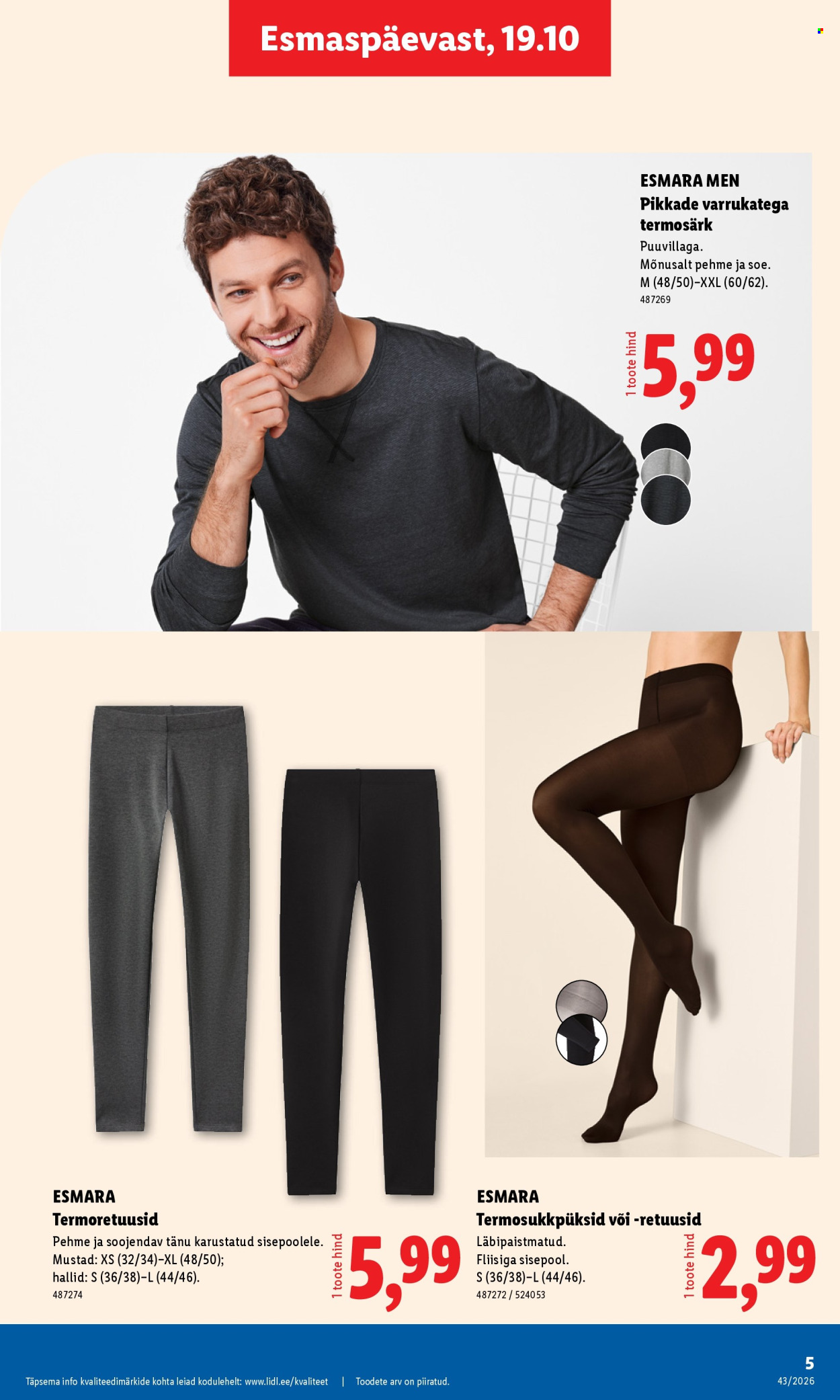 Lidl kliendileht - 19.10.2026 - 25.10.2026. Lehekülg 5