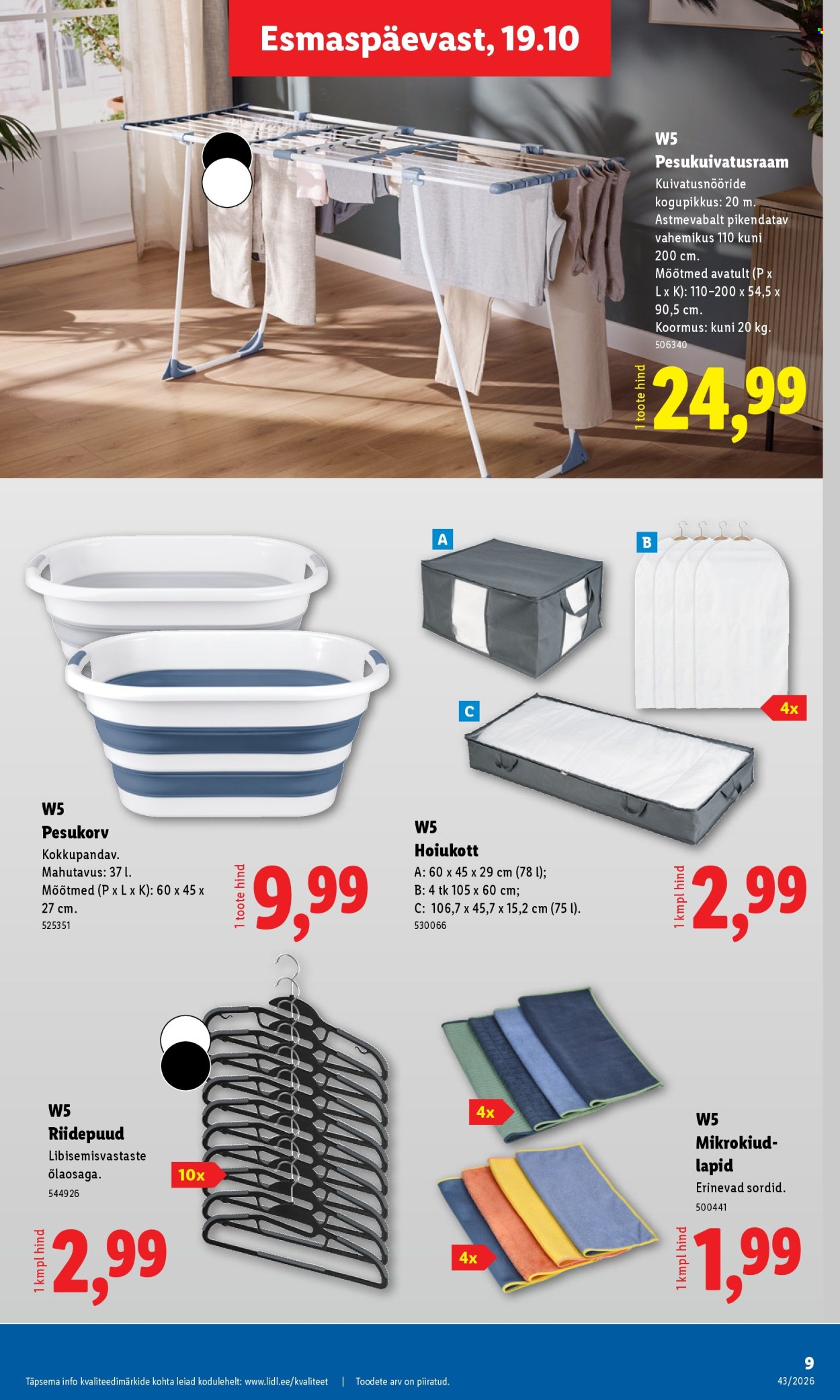 Lidl kliendileht - 19.10.2026 - 25.10.2026. Lehekülg 9