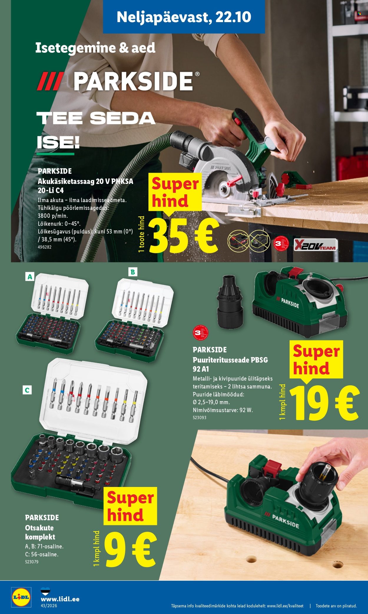 Lidl kliendileht - 19.10.2026 - 25.10.2026. Lehekülg 12