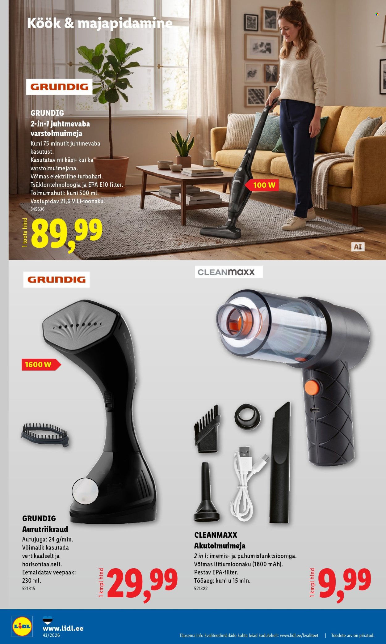 Lidl kliendileht - 19.10.2026 - 25.10.2026. Lehekülg 16