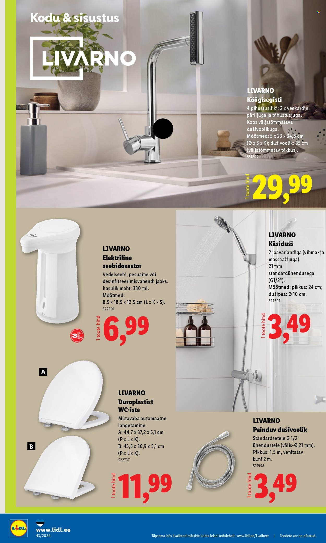 Lidl kliendileht - 19.10.2026 - 25.10.2026. Lehekülg 18