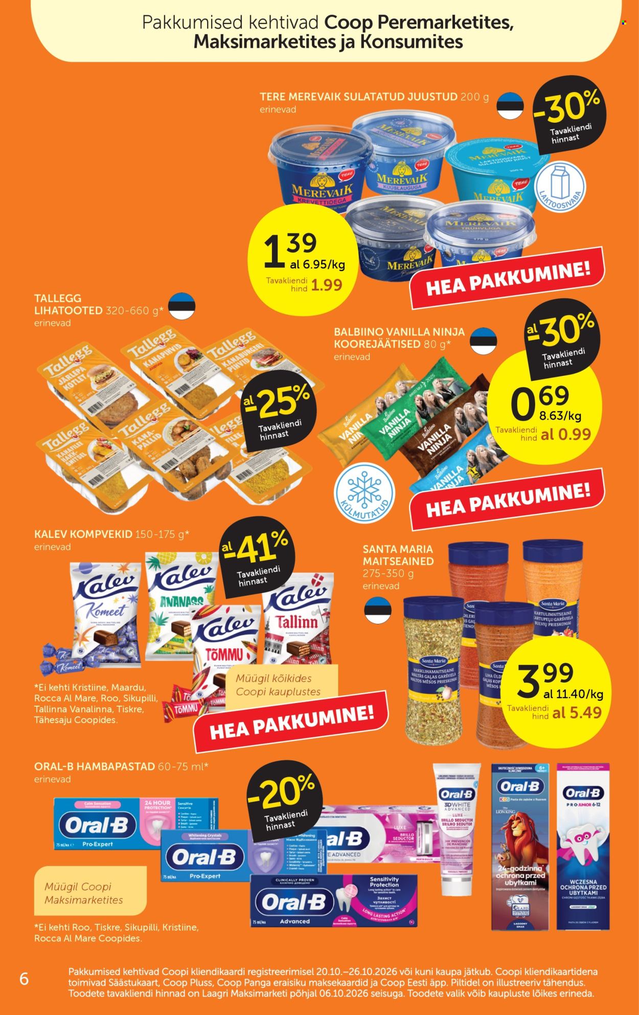 Coop kliendileht - 20.10.2026 - 26.10.2026. Lehekülg 6