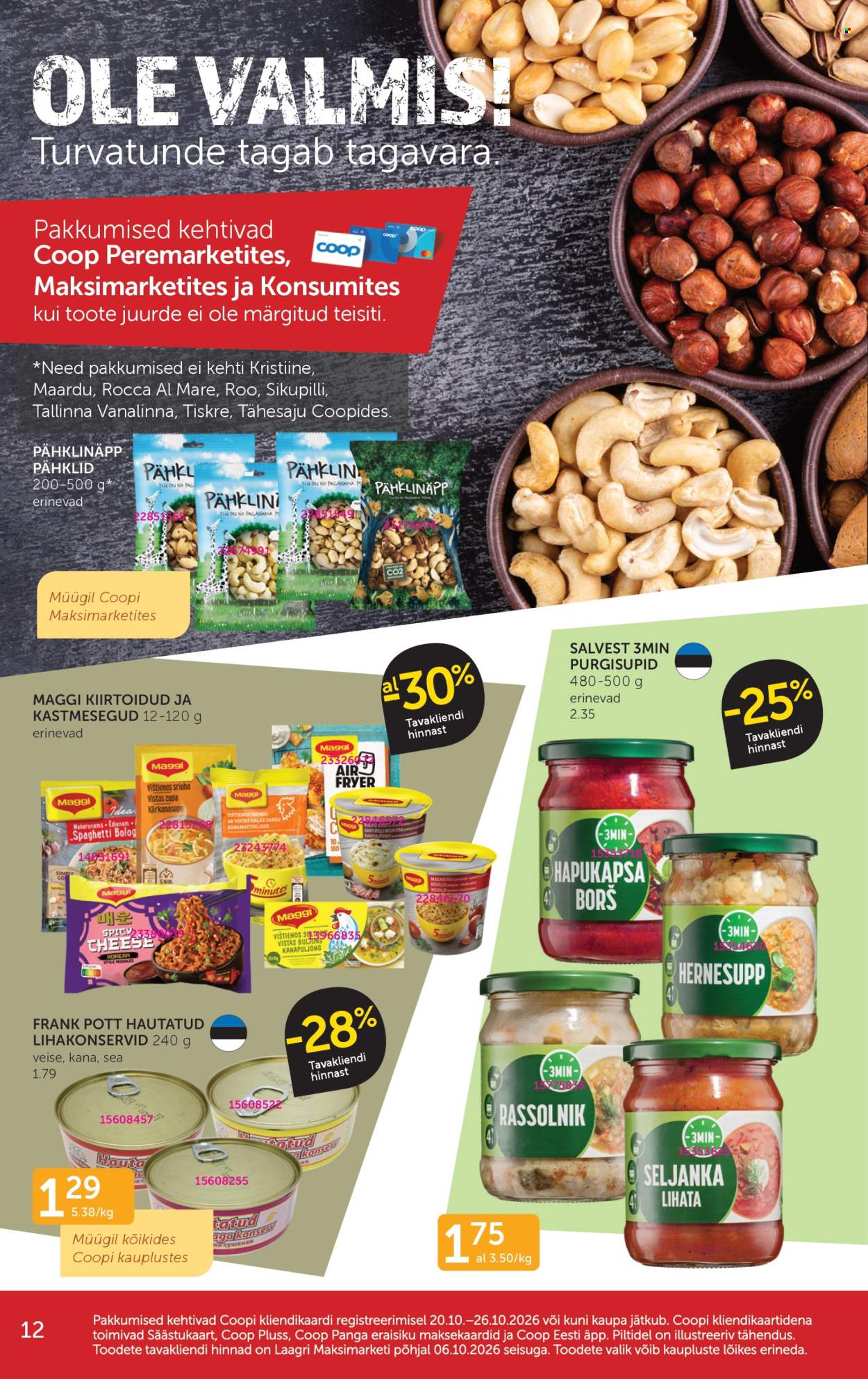 Coop kliendileht - 20.10.2026 - 26.10.2026. Lehekülg 12