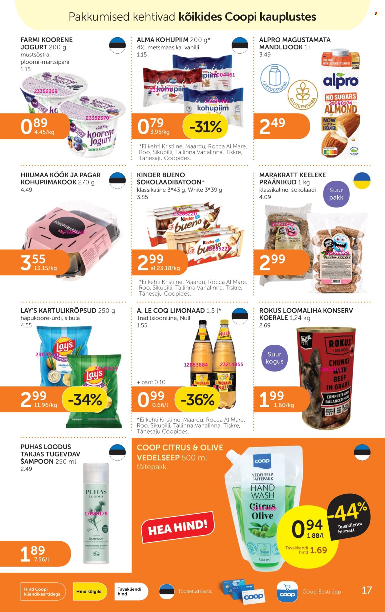 Coop kliendileht - 20.10.2026 - 26.10.2026. Lehekülg 17