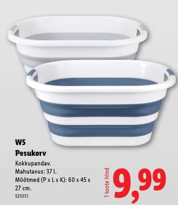 W5 Pesukorv