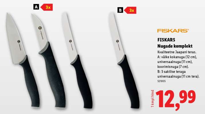 FISKARS Nugade komplekt