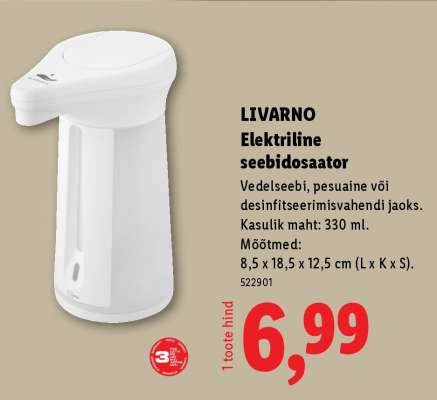 LIVARNO Elektriline seebidosaator