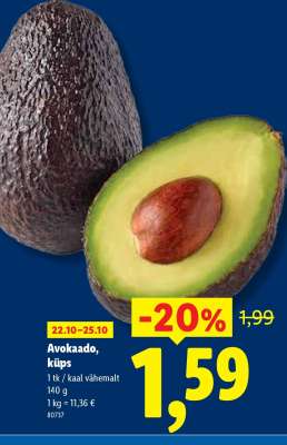 Avokaado, küps