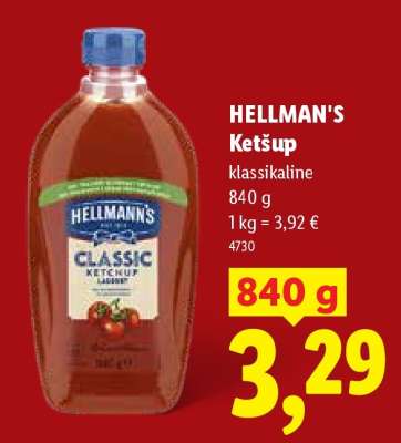 HELLMAN'S Ketšup
