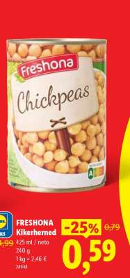 FRESHONA Kikerherned