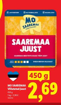 MO SAAREMAA Villutatud juust
