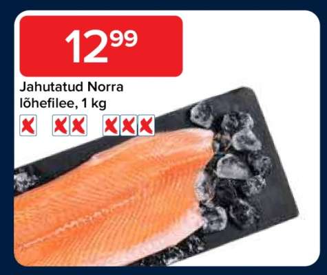 Jahutatud Norra lõhefilee