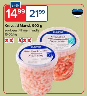 Krevetid Marwi, 900 g