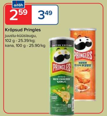 Krõpsud Pringles