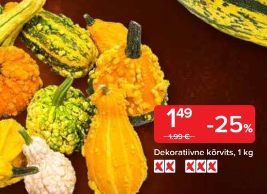 Dekorativne kõrvits