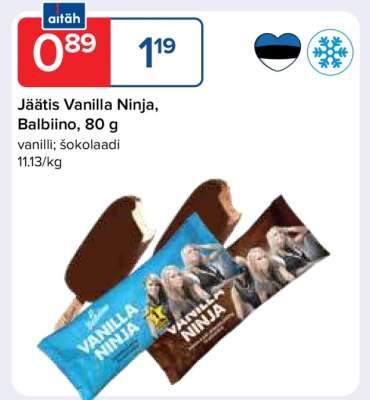 Jäätis Vanilla Ninja, Balbiino
