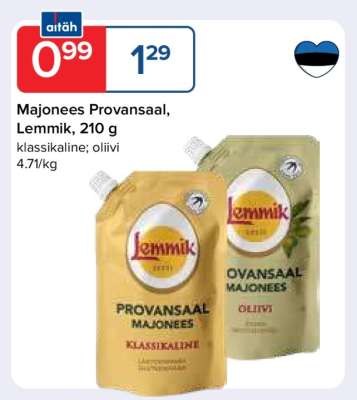 Majonees Provansaal, Lemmik, 210 g